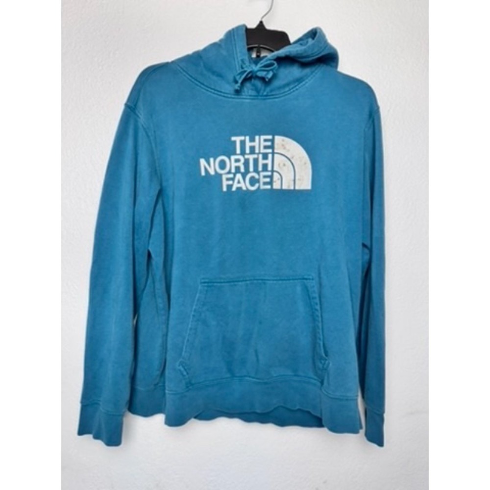 The North Face Hoodie Men's Size XL Blue Athleisure Streetwear Lounge 90s Style
